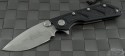 Microtech Knives DOC S/E Flipper Knife (3.875in Bead Blasted Plain S30-V) 153-7 - Front