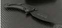 Microtech Knives Whale Shark S/E Flipper Knife (3.5in Black Plain S35-VN) 167-1CTF - Back