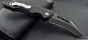 (#132-2) Microtech Vector Black Serrated - Back