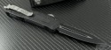 Microtech Knives Scarab D/E Automatic OTF D/A Knife (3.44in Black Serr S35-VN) 175-3 - Back