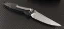Microtech Knives Socom Elite S/E Folder Knife (4in Satin Plain S35-VN) 160-4CF - Back