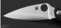 Spyderco Carbon Fiber Caly S/E Folder Knife (3.1in Satin Plain ZDP-189) SPY-C144CFPE - Additional View