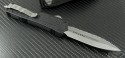 Microtech Knives Scarab D/E Automatic OTF D/A Knife (3.44in Stonewashed Serr S35-VN) 175-12 - Back