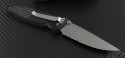 Microtech Knives Socom Elite S/E Folder Knife (4in Bead Blasted Part Serr S35-VN) 160-8 - Back
