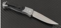 Pro-Tech Gray Brend Auto #2 S/E Automatic Folder S/A Knife (3in Satin Plain 154-CM) BR-1201 - Back