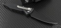 (#VNT-0009) Mini Socom Elite Clip Point Auto Black Plain (131-1) - Back
