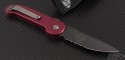 (#UMS-Firefighter) Microtech UMS Firefighter Black Partially Serrated - Back