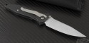 Microtech Knives Mini Socom S/E Folder Knife (3.4in Bead Blasted Plain 154-CM) VNT-0030 - Back