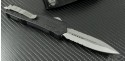 Microtech Knives Scarab D/E Automatic OTF D/A Knife (3.44in Satin Part Serr S35-VN) 175-5 - Back
