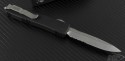 Microtech Knives Ultratech S/E Automatic OTF D/A Knife (3.44in Stonewashed Part Serr S35-VN) 121-11-2012 - Back