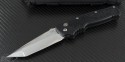 Brend Knives Custom M2 Auto T/E Automatic Folder S/A Knife (4in Satin Plain 154-CM) BR-C-M2-T-Auto - Front