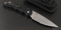 Pro-Tech TR-4.2 S/E Automatic Folder S/A Knife (4in Black Part Serr 154-CM) PT-TR-42 - Back