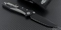 Microtech Knives Socom Elite T/E Folder Knife (4in Black Serr S35-VN) 163-3 - Back