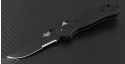 Benchmade 720 S/E Folder Knife (3.25in Black Part Serr 154-CM) BM-720 - Front