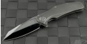 Microtech Knives Custom Metal Mini Matrix S/E Flipper Knife (3in Mirror Polished Plain 154-CM) mini-matrix-c-hp - Additional View
