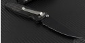 Microtech Knives Socom Elite S/E Folder Knife (4in Black Part Serr S35-VN) 160-2 - Back