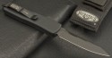 (#125-1T) Microtech UT-X85 Black Tactical Plain - Back