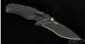 Zero Tolerance 0200 S/E Flipper Knife (4in Black Plain 154-CM) ZT0200 - Back