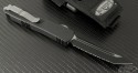 Microtech Knives Ultratech T/E Automatic OTF D/A Knife (3.44in Black Serr S35-VN) 123-3-2012 - Back