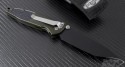 Microtech Knives Green Socom Elite T/E Folder Knife (4in Black Plain S35-VN) 162-1GRC - Back