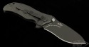 Zero Tolerance 0300 S/E Assisted Folder S/A Knife (3.75in Black Plain S30-V) ZT0300 - Back