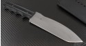 Brous Blades Custom 094 T/E Fixed Knife (7in Satin Plain D2) JB-094 - Back