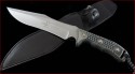 Microtech Knives Custom Other Arbiter D/E Fixed Knife (9in Bead Blasted Plain S35-VN) arbitercust - Front