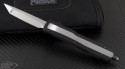 Microtech Knives Custom Other Element T/E Automatic OTF D/A Knife (3.4in Satin Plain) elem-c-dark - Front