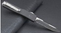 Microtech Knives UTX-70 S/E Automatic OTF D/A Knife (2.41in Satin Part Serr S35-VN) 148-2-2013 - Back