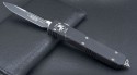 Microtech Knives Ultratech S/E Automatic OTF D/A Knife (3.44in Black Plain S35-VN) 121-1-2013 - Front