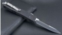 Microtech Knives Ultratech S/E Automatic OTF D/A Knife (3.44in Black Plain S35-VN) 121-1-2013 - Back