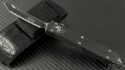 Microtech Knives Ultratech T/E Automatic OTF D/A Knife (3.44in Black Serr S35-VN) 123-3-2012 - Front