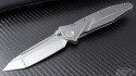 (#s-delta-t-hp) Microtech Socom Delta Custom Titanium High Polish Tanto Plain - Front