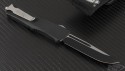 Microtech Knives Troodon S/E Automatic OTF D/A Knife (3.1in Black Plain S35-VN) 139-1-2012 - Back