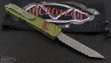 Microtech Knives Other Ultratech T/E Automatic OTF D/A Knife (3.44in Bead Blasted Serr S35-VN) 123-9Z - Back