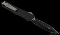 Microtech Knives Combat Troodon D/E Automatic OTF D/A Knife (3.75in Black Part Serr S35-VN) 142-2-2012 - Back