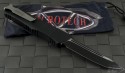 Microtech Knives Combat Troodon T/E Automatic OTF D/A Knife (3.75in Black Plain CTS-204P) 144-1-2012 - Back