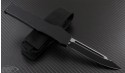 Microtech Knives Halo V S/E Automatic OTF S/A Knife (4.6in Black Plain S35-VN) 151-1T - Back
