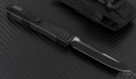 Microtech Knives Ultratech S/E Automatic OTF D/A Knife (3.44in Black Plain S35-VN) 121-1T-2014 - Back