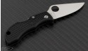 Spyderco Manbug S/E Folder Knife (1.75in Satin Plain VG-10) SPY-MBKP - Back