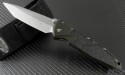 Microtech Knives Green Socom Elite T/E Folder Knife (4in Stonewashed Plain S35-VN) 162-10GRC - Front