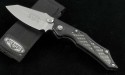Microtech Knives Select-Fire S/E Folder Knife (3.73in Stonewashed Plain S35-VN) 129-10 - Front