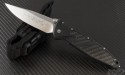 Microtech Knives Socom Elite S/E Folder Knife (4in Satin Plain S35-VN) 160-4CF - Front