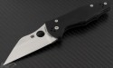 Spyderco Yojimbo Warncliffe Folder Knife (3.25in Satin Plain S-30V (CMP)) SPY-C85GP2 - Front