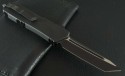 (#108-1T) Microtech Scarab Exec Tanto Black Tactical Plain - Back
