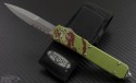 (#120-8Z) Microtech Zombie Ultratech Bayonet Bead Blast Partially Serrated - Front