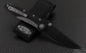 Microtech Knives Socom Elite T/E Folder Knife (4in Black Plain S35-VN) 163-1 - Back