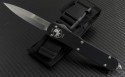 Microtech Knives Ultratech D/E Automatic OTF D/A Knife (3.44in Satin Plain S35-VN) VNT-0066 - Front