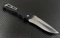 Brend Knives Custom M2 Auto S/E Automatic Folder S/A Knife (4in Satin Plain 154-CM) BRND-M2-BK - Back