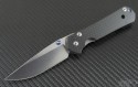 Chris Reeve Carbon Fiber Sebenza 21 S/E Folder Knife (3.5in Stonewashed Plain S35-VN) CR-Sebenza21L-CF - Front